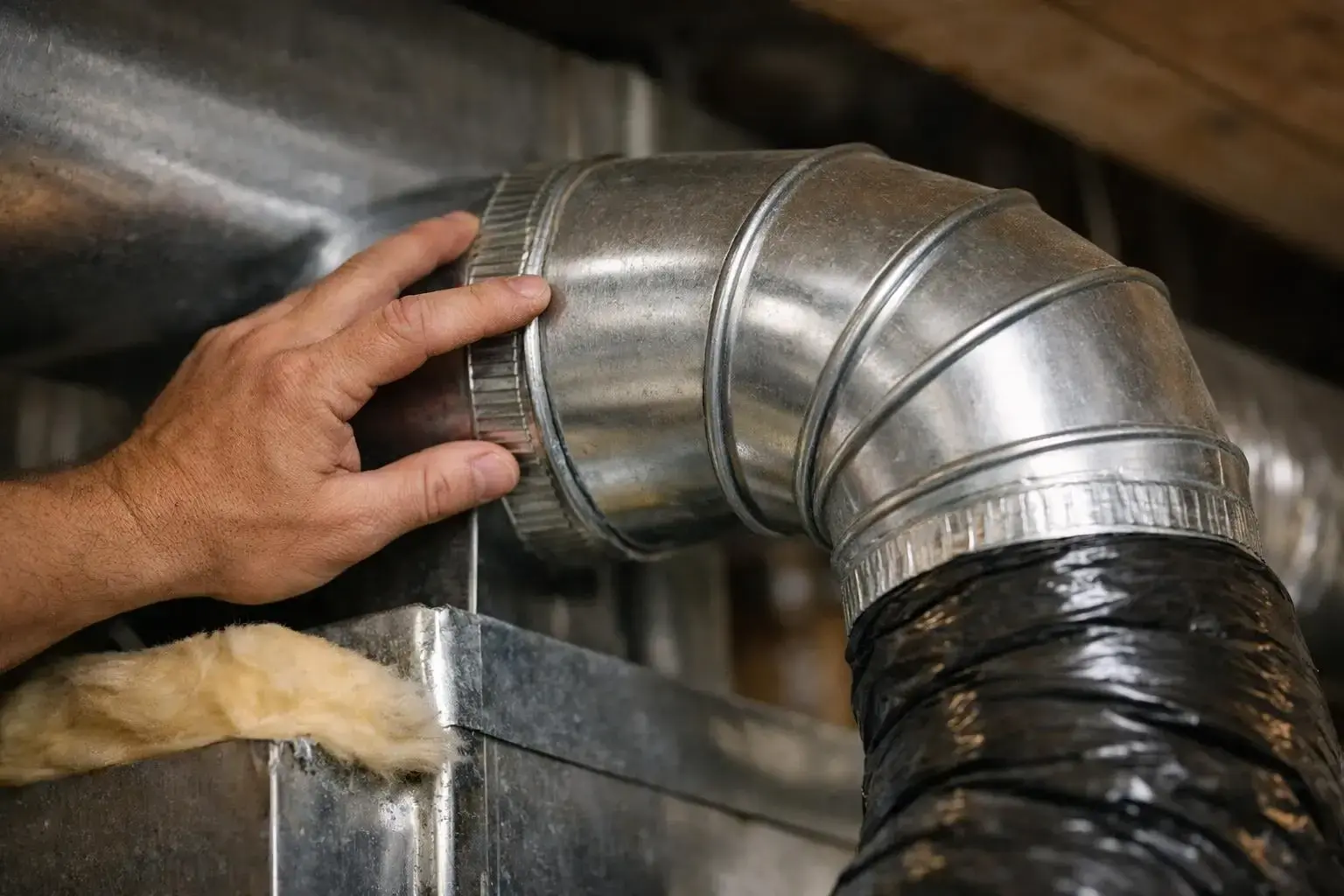 Ductwork in HVAC Contractor: Ductwork is a network of tubes, typically made of sheet metal, fiberglass—visual guide