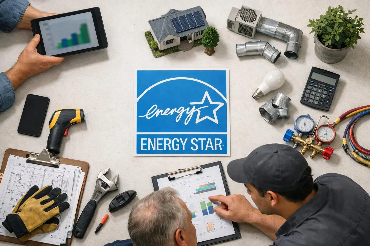 ENERGY STAR in HVAC Contractor: ENERGY STAR is a voluntary U.S. Government-backed program created by the Environmental—vis...
