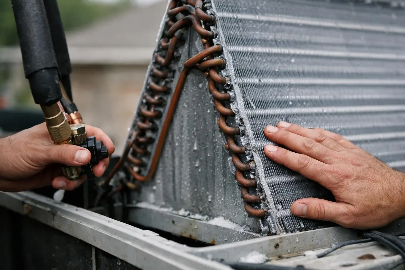 Evaporator Coil in HVAC Contractor: Evaporator Coil is a key component in air conditioning and refrigeration systems—visua...