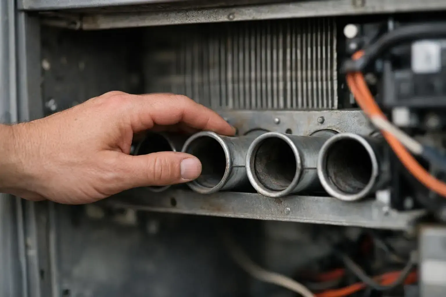 Heat Exchanger in HVAC Contractor: Heat Exchanger is a critical component in HVAC systems that transfers heat—visual guide
