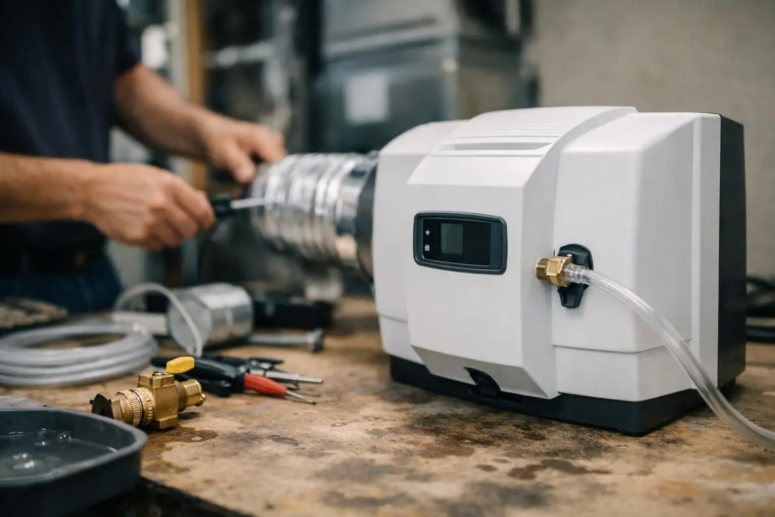 How Humidifier applies to HVAC Contractor services in Lewisville, United States—practical illustration