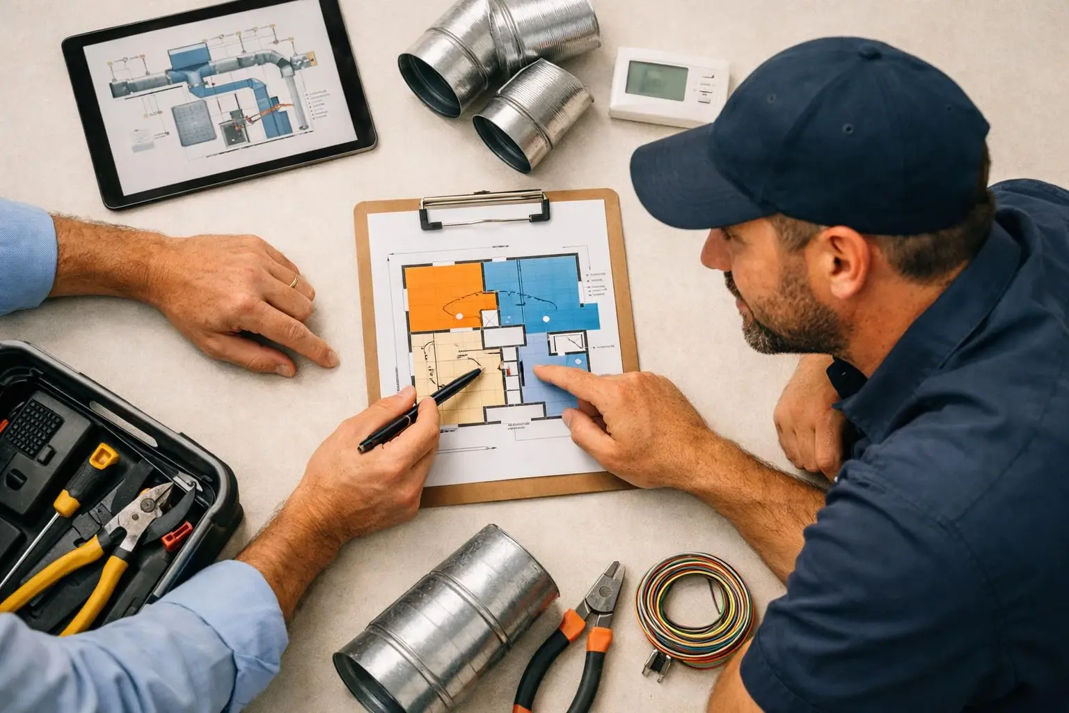 How Zoning System applies to HVAC Contractor services in Lewisville, United States—practical illustration