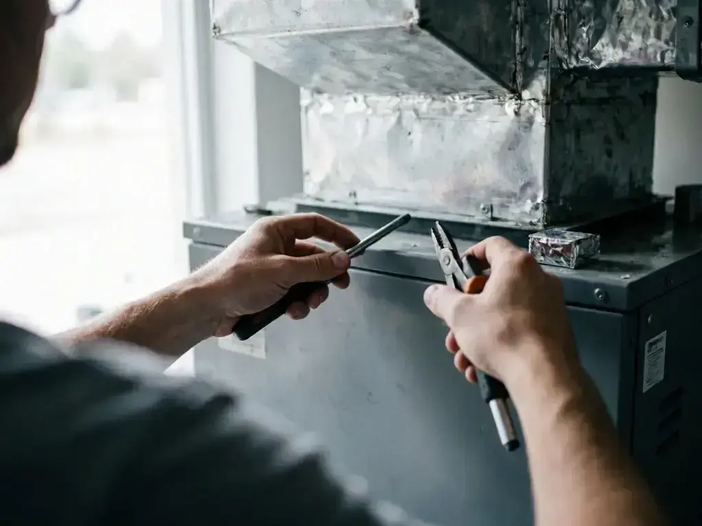 HVAC Contractor Colleyville, TX — team at work