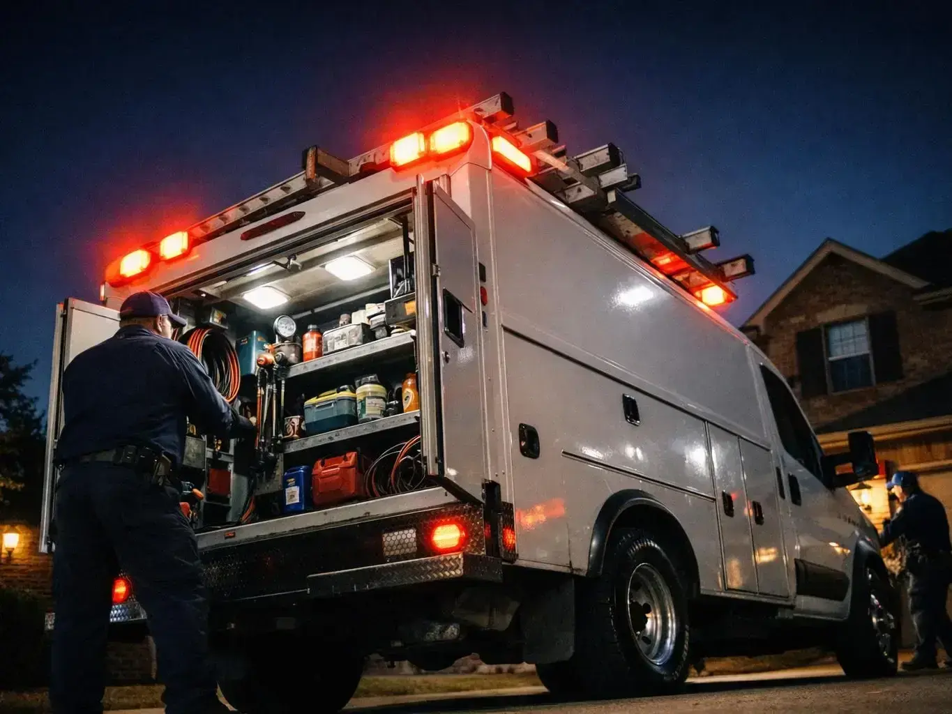 HVAC Replacement in Argyle, TX — in action