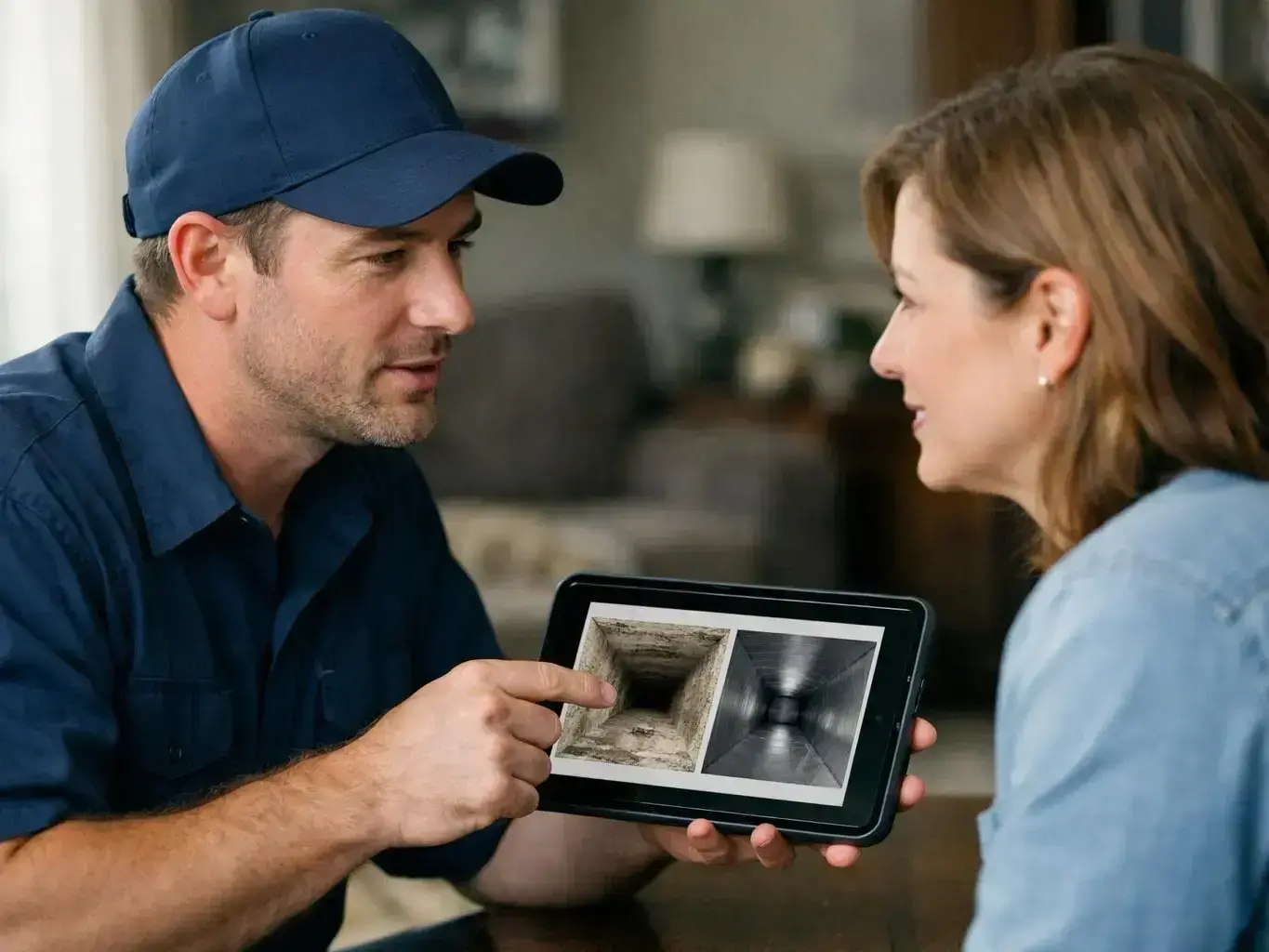 HVAC Contractor Lewisville, TX — team at work